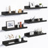 upsimples Floating Shelves for Wall, Wall Shelves for Decor Storage Set of
