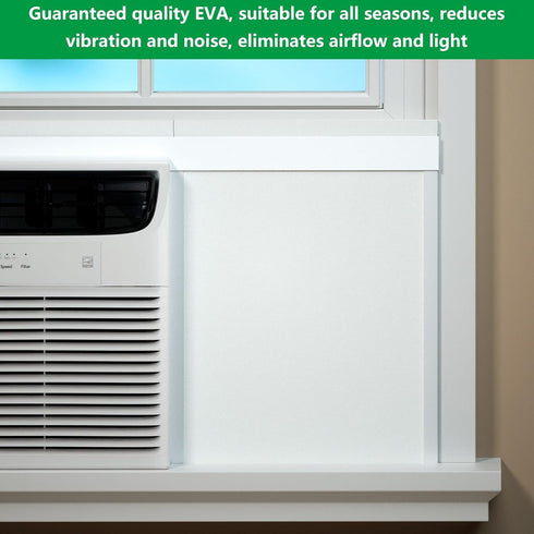 SZKXMJ Summer/Winter 4 2PIC 0.79in Window Air Conditioner,Side Insulated Foam Panel, Heat and Draft Insulating,Full