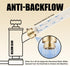 2 3/4'' PCS Brass Vacuum Breaker, Solid Brass Anti-Siphon Hose Bib Valve, Backflow Preventer for Garden Hose Check