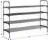 3-Tier Closet, 28.0" 11.8" 33.0", Kitsure Shoe Rack - Space-Saving Shoe Organizer & Shoe Shelf with Handle, Easy