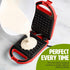 Tasty Mini Nonstick Waffle Maker, Perfect for Individual Waffles, Quick Results, 600W Red