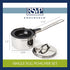 RSVP International Endurance Single Egg Poacher Set - Perfectly Poached Eggs with Stainless Steel Pan, Dishwasher Safe