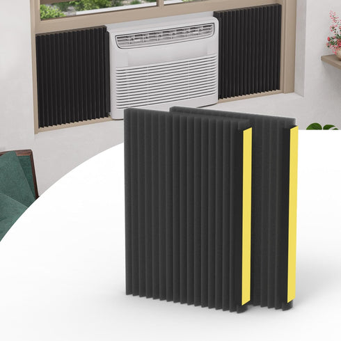 Window Air Conditioner Side Panels, 2 Pack for Windows, Summer Heat and Draft Insulation, Window Seal Accessories