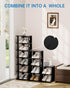 7-Tier Closet HAIXIN Vertical Narrow Tall Shoe Rack for Front Door Entrance, Sturdy Stackable Shoe Rack Organizer