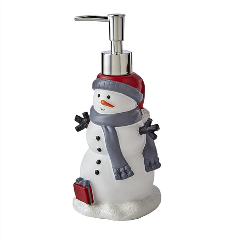 Whimsical Snowman Soap Dispenser - Perfect for Christmas & Winter Decor