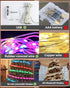 33FT 100 80 Smart Christmas Ribbon Lights, Color Changing Lighted Ribbon, LEDs, Modes, APP & Remote Control, Music