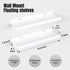 5 Set RICHER HOUSE White Floating Shelves, Wall Mounted Shelves for Wall Decor, Modern Picture Ledge Shelf with Lip