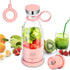 Portable Juicer Blender - 350ml Wireless Electric Juicer for Making Fruit Juice, Milkshakes, and Smoothies