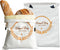 pipi&titi Reusable Beeswax Bread Bags for Homemade Bread (2-packs),Zippered Bread Bag for Sourdough