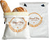 pipi&titi Reusable Beeswax Bread Bags for Homemade Bread (2-packs),Zippered Bread Bag for Sourdough