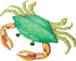 Homoyoyo Wall Decor - Indoor/Outdoor Metal Crab Wall Art Hanging