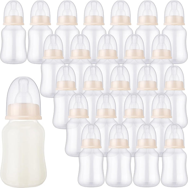 SiliFine 48 Pcs Baby Shower Favors Party Bottle Chug Game Mini Bottles