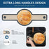 2 Pcs Silicone Bread Sling for Dutch Oven, Non-Stick & Heat Resistant Baking Mat for Sourdough