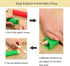 2 Set Silicone Garlic Peeler Easy Roller Tube Useful Garlic Odorfree Kitchen Tool (Black,Clear)
