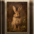 Farmhouse Rabbit Wall Art, Vintage Bunny Prints with Flowers, 16x24inch Vintage Animal Pictures No Frame