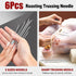 Meat Trussing Needles, 6pcs Roasting Needles for Lacing Turkey, Chicken, Pork, and Lamb, Two of Each Size
