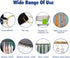 24 Pack Shower Curtain Rings, Rust Proof Hooks for Bathroom, Circular Decorative Metal Rings (Gold)