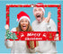 Christmas Photo Booth Props Frame, Party Supplies for Xmas/Winter/Holiday New Year Decorations