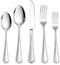 LIANYU 10-Piece Silverware Set - Stainless Steel Flatware Cutlery for 2, Dishwasher Safe, Mirror Polished