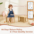 1-3, FUNLIO Height Adjustable Montessori Weaning Chair for Age Quality Solid Wooden Chair