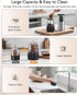 Set, 2-Speed Setting, 5 Electric Salt and Pepper Grinder Upgraded External Adjustable Coarseness, Battery Display