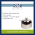 RSVP International 8 oz Stainless Steel Sugar Bowl with Lid and 4.5" Spoon