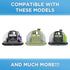 Replacement Cap & Straw Assembly for Bissell Little Green Machine Carpet Cleaners - Models 1400B, 1400W, 3369