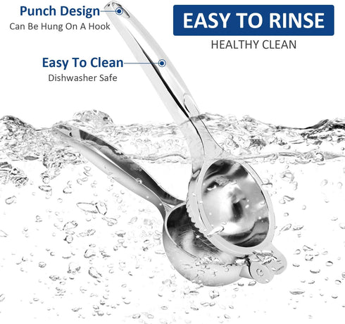 Manual Lemon Squeezer - Metal Rustproof Lime Squeezer, Handheld Citrus Press Juicer for Extracting Lemon Juice
