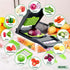 Vegetable Chopper, 17 in 1 Kitchen Gadgets Accessories, Food Salad Cutter, Mandolin, Veggie Chopper with Container