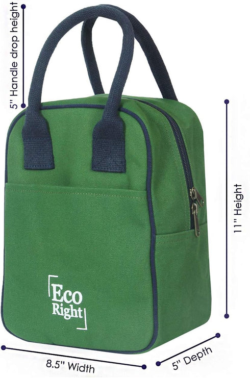 Eco Right Insulated Lunch Bag - Women’s Work Lunch Box for Men and Adults