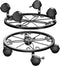 Chinpakden 10.24" Plant Caddy with Wheels - Plant Stand with Wheels, 360 Lockable