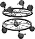 Chinpakden 10.24" Plant Caddy with Wheels - Plant Stand with Wheels, 360 Lockable