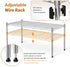 1-Tier 29.92" 13.78" 14.96" Simple Deluxe Shelving Units, W x D x H Steel Wire Rack Storage Shelving Organizer, Chrome