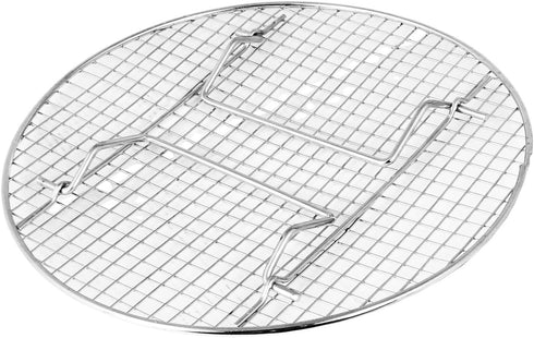 Excellante Nickel Plated Round Cooling / Steamer Rack, 12-3/4-Inch
