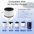 TZ-K1 Replacement Filter for ToLife TZ-K1 Air Purifier, 3-IN-1 H13 HEPA Filter for Smoke and Pollen