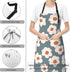 Kitchen Apron with 2 Pockets, Apron for Cooking, Waitress, Bistro, Baking