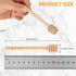 LepoHome 100Pcs 4inch 4 Inch Honey Dipper Sticks - Wooden Honey Dipper, Mini Honeycomb Stick, Honey Stirrer Stick