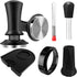 Coffee Espresso Tamper Set, 51mm Espresso Tamper, WDT Tool, Dosing Funnel, Silicone Gel Tamper Mat