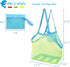Mesh Beach Bag, Foldable Large Children's Storage Bag for Beach, Clothes, Towels, and Shells