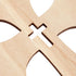 Bright Creations Wooden Crosses for Crafts, 12-Pack, Light Brown Unfinished Wood for Baptism Favors