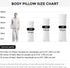 20 72, Acanva Fluffy Bed Sleeping Side Sleeper Body Pillow Insert, Extra-Long x White