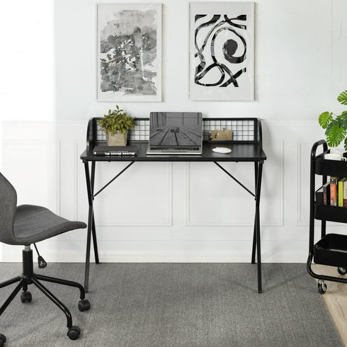 FurnitureR Home Office Desk, 39.4 Inch Small Writing PC Laptop Table for Bedroom