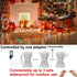 66FT 200 34 Color Changing Christmas Lights Outdoor, LED Colors String Lights with Remote Multicolor Plug in Waterproof