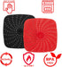 Upgrade Reusable Air Fryer Liners, 2 Size Options - 9 Inch Square, BPA Free Non-Stick Silicone Air Fryer Mats