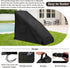 600D Cover.black,39" 26" 45" Zero Gravity Chair Cover,Outdoor Heavy Duty Waterproof Zero Gravity Lounge Chair