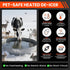 (250 Chicken Water Heater with Thermostatic Control, Aluminum De-Icer for Bird Bath, Winter Livestock Poultry, Full