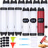 mwellewm 12 Pc Condiment Squeeze Bottles for Sauces 16 Oz Ketchup Bottles