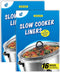 48 Counts Small Slow Cooker Liners, Disposable Cooking Bags for 1 to 3 Quarts, Safe for Oval or Round Pot