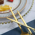 Matt Gold 6 Piece Teaspoons, 6.6 Inch Stainless Steel Small Spoons for Home, Kitchen, or Restaurant