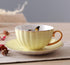 Set-Coffee Set FD-TCS03-4COLOR Jusalpha Elegant Tea Cup and Saucer Cup with Saucer and Spoon